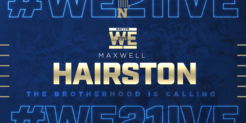 MHairston22's tweet photo. All Glory 2 God 🙏🏾
Very Blessed to say I’ve received my 30th offer from The United States Navel Academy!
#WE21IVE ~ #FoWorld https://t.co/HMXMZPmKAP