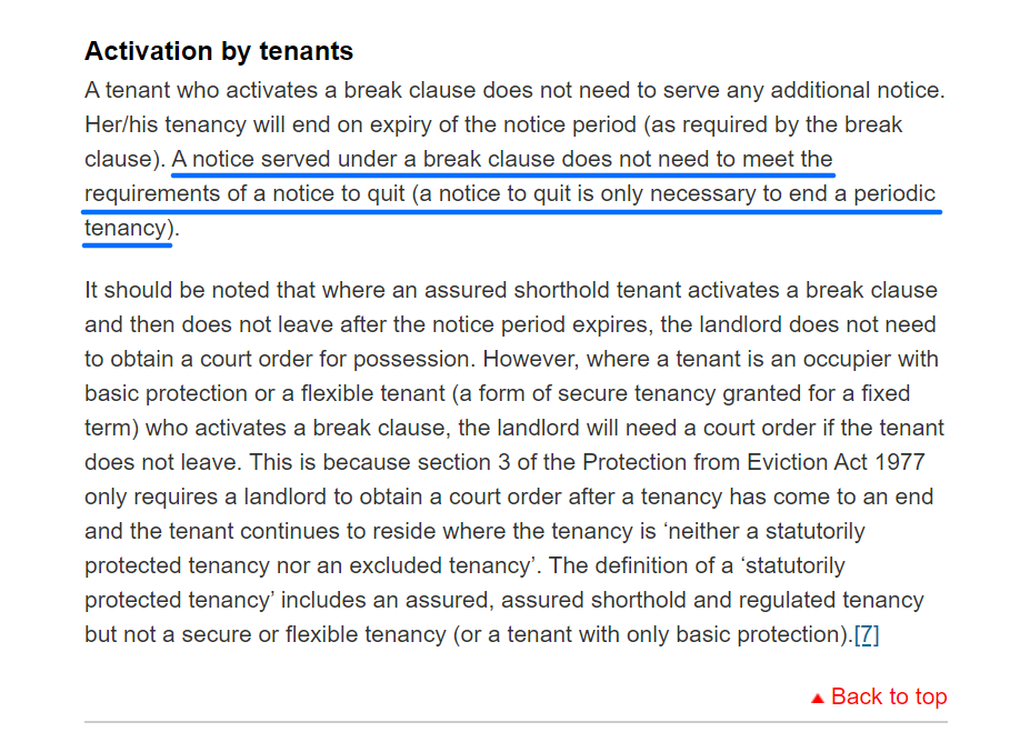UserrReb's tweet photo. Helping a tenant online. Used the #BreakClause in her fixed-term AST and gave the 2 months notice due, expires June. Agents wrongly insisting her notice must meet the same requirements of a formal NTQ (so, expiring July). Saved her 23 days rent (£57 a day) https://t.co/z3NDHTcXLh https://t.co/4cUW7x0skU