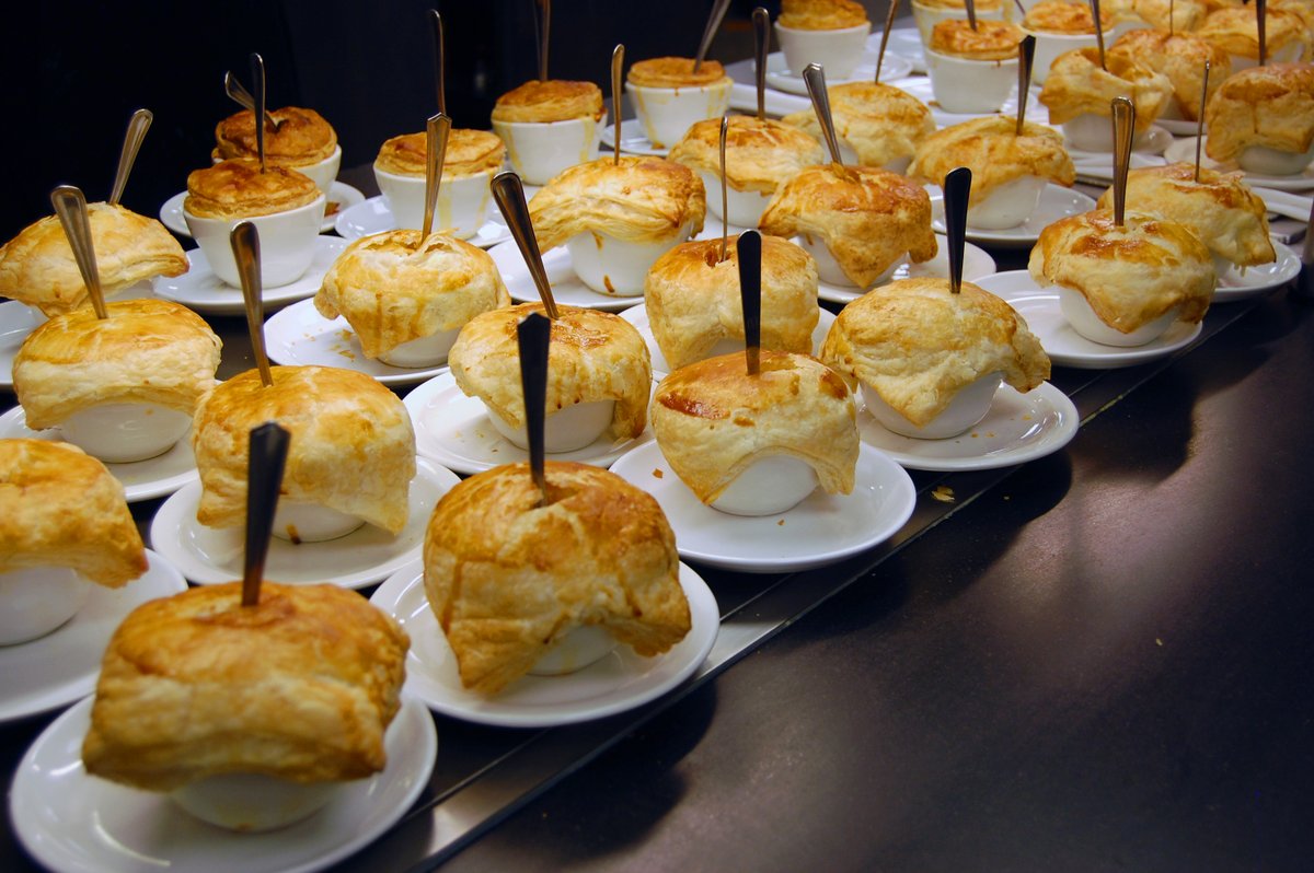 Princeton's tweet photo. Wednesdays are for Whitman Pot Pie — and now you can make it at home! 🥧

@PrincetonDining's Chef Jared provides the recipe for this campus favorite: https://t.co/qQKwRJg8Xk 

#WellnessWednesday | #CareConnectionCommunity https://t.co/vL9SQetxPs