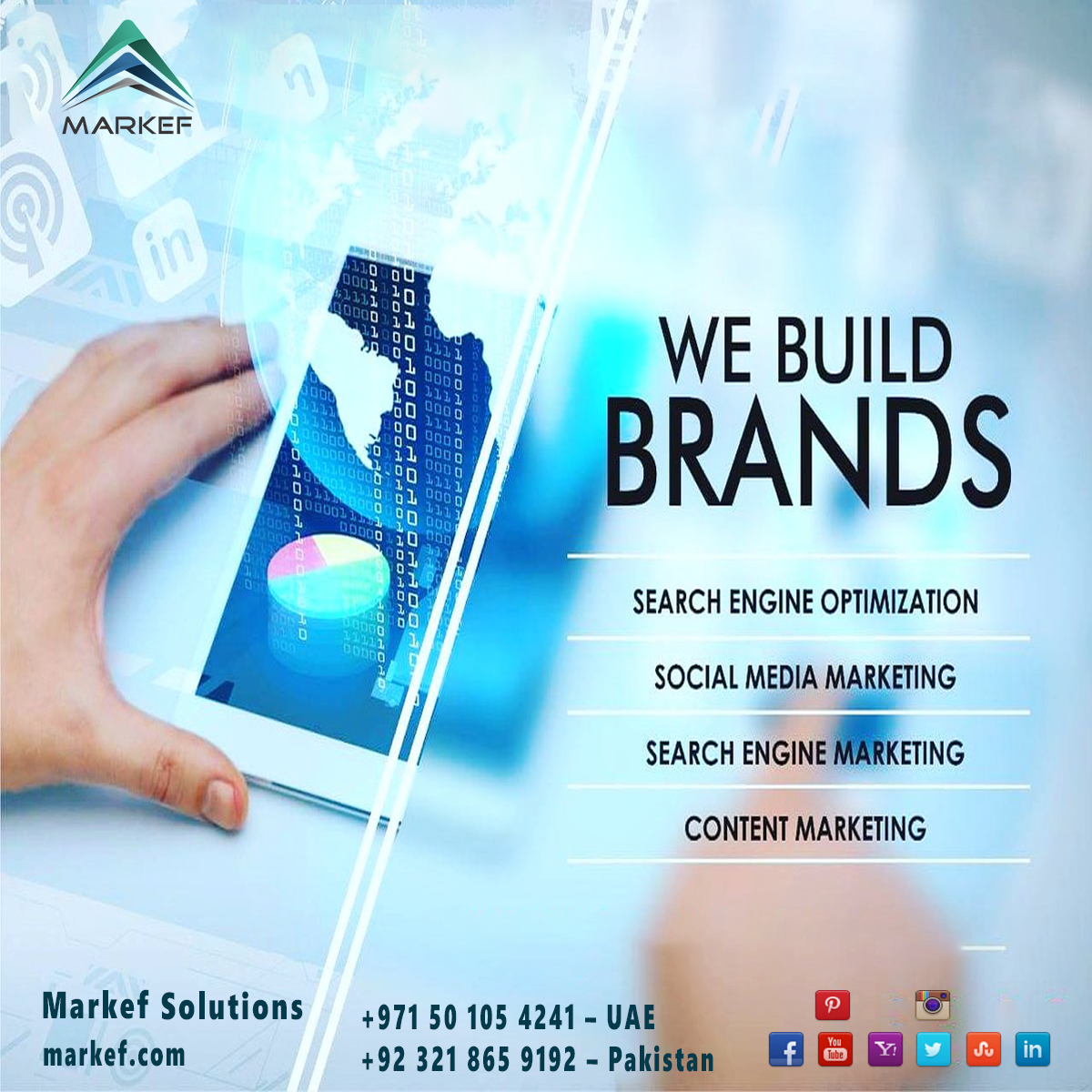 markefsolutions's tweet photo. Markef Solutions is a full-service marketing agency that works as an extension of your team as a professional partner.
#MarkefSolutions #UAE #Pakistan #Networking #SEO #SEOServices #SEOCompany #WebDesignAndDevelopment  #marketing #SocialMediaMarketing #SocialMediaMarketingAgency https://t.co/0D3C7cmstG