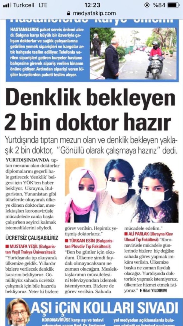 Doktorlara StajlaDenklik <a href="/RTErdogan/">Recep Tayyip Erdoğan</a> <a href="/drfahrettinkoca/">Dr. Fahrettin Koca</a>  <a href="/tcbestepe/">T.C. Cumhurbaşkanlığı</a> <a href="/m_ilicali/">Prof.Dr.Mustafa ILICALI 🟢 🇹🇷</a> <a href="/AlpayAzap/">Alpay Azap</a> <a href="/fahrettinaltun/">Fahrettin Altun</a> <a href="/saglikbakanligi/">T.C. Sağlık Bakanlığı</a> <a href="/MhpTbmmGrubu/">MHP TBMM Grubu #MHP</a> <a href="/uzdrnesrinunal/">nesrin ünal 🇹🇷</a> <a href="/senelyediyildiz/">Opr. Dr. Şenel Yediyıldız</a> <a href="/mehmedmus/">Dr. Mehmet Muş</a> <a href="/Akparti/">AK Parti</a>