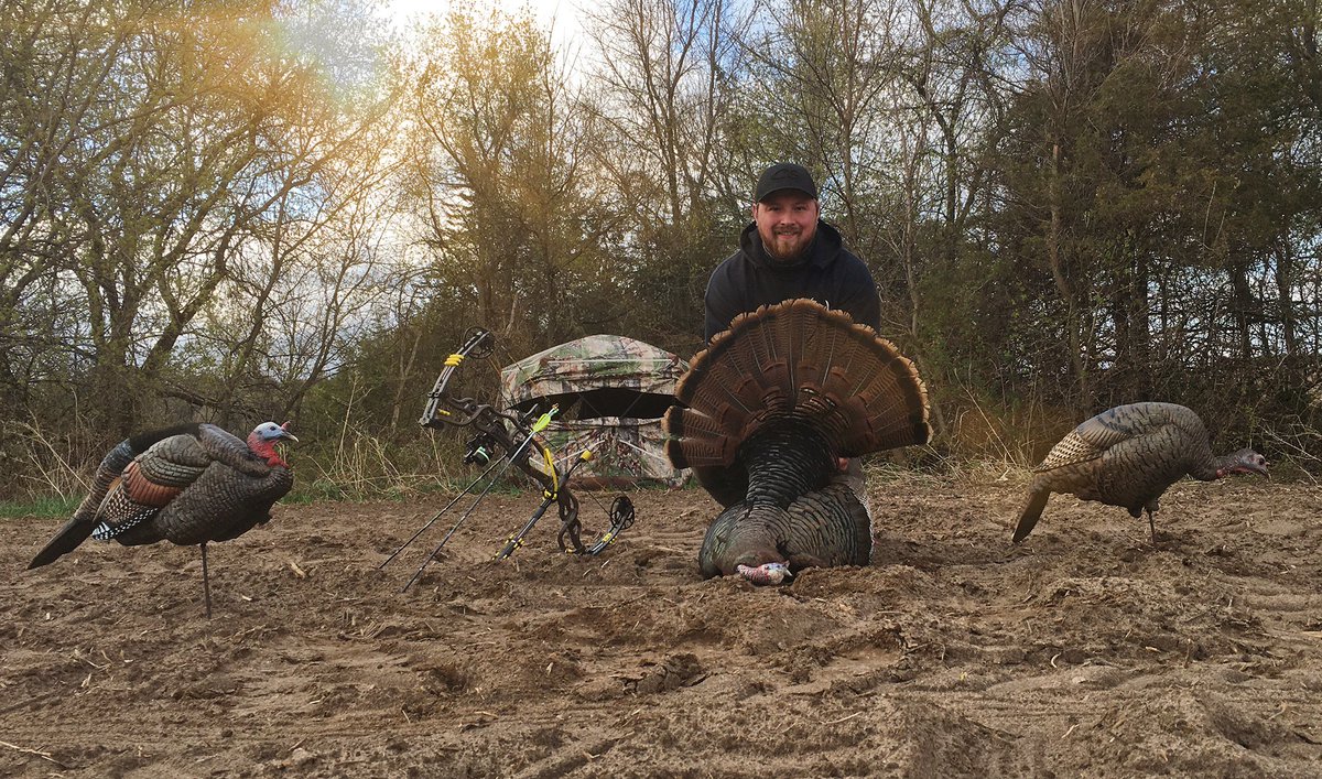 Our VP of Creative Matt Dahlstrom, capitalized on this Minnesota gobbler before work this morning! Congrats! #earlybirdgetswhacked