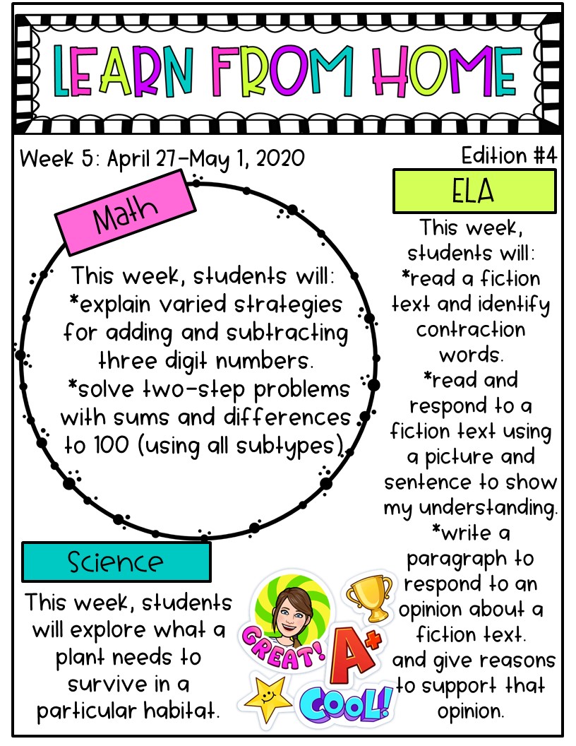 MegRamsburgOES's tweet photo. This is what 2nd grade students at OES are learning this week during Week 5 of #FCPSCOL. #OESowls https://t.co/n8kFcWKON6