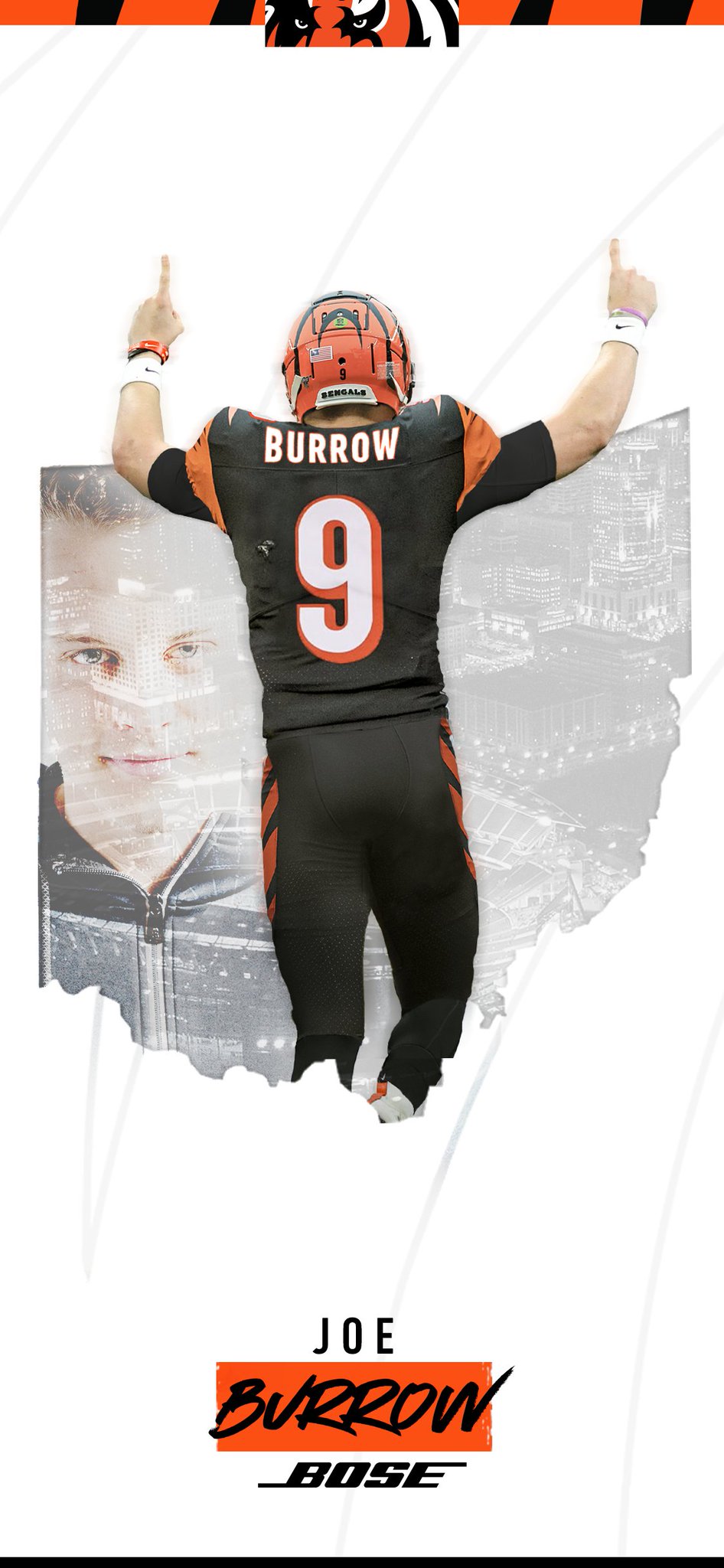joe burrow color rush jersey