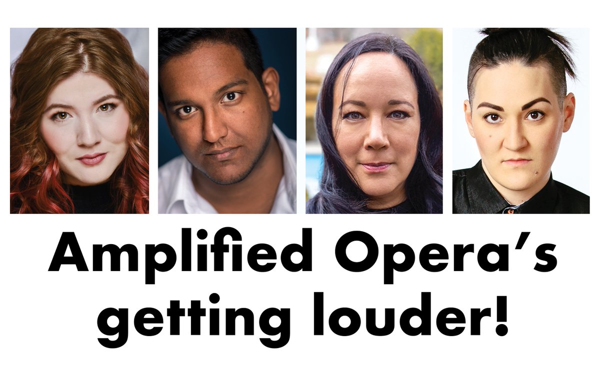 AmplifiedOpera's tweet photo. We are so excited to announce two new co-founders today, Asitha Tennekoon @asithatennekoon & Marion Newman @missprill to the Amplified Opera team! 🎉
Read more on our website ➡️ https://t.co/N4oYGIeBP7
#gettinglouder #operalife #amplifiedopera https://t.co/BVXs1TEDtG
