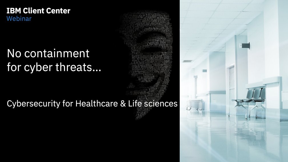 [Webinar] La #cybermenace est un risque récurrent qui s'accélère avec la crise sanitaire. 
Participez au webinaire "Pas de confinement pour la #cybersécurité et le secteur de la santé" pour vous aider à mieux comprendre le risque et comment s'y préparer : ibm.co/35hsnRJ