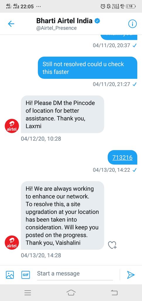 GouravChoudhure's tweet image. Wow @Airtel_Presence @airtelnews @airtelindia Still m getting 2G network I feel you took slow and steady wins the race way too serious 
#Airtel_फालतू_बकवास_Network 
#airtelcharging4Ggiving2G
#airtelfrauders 
#airtelscam