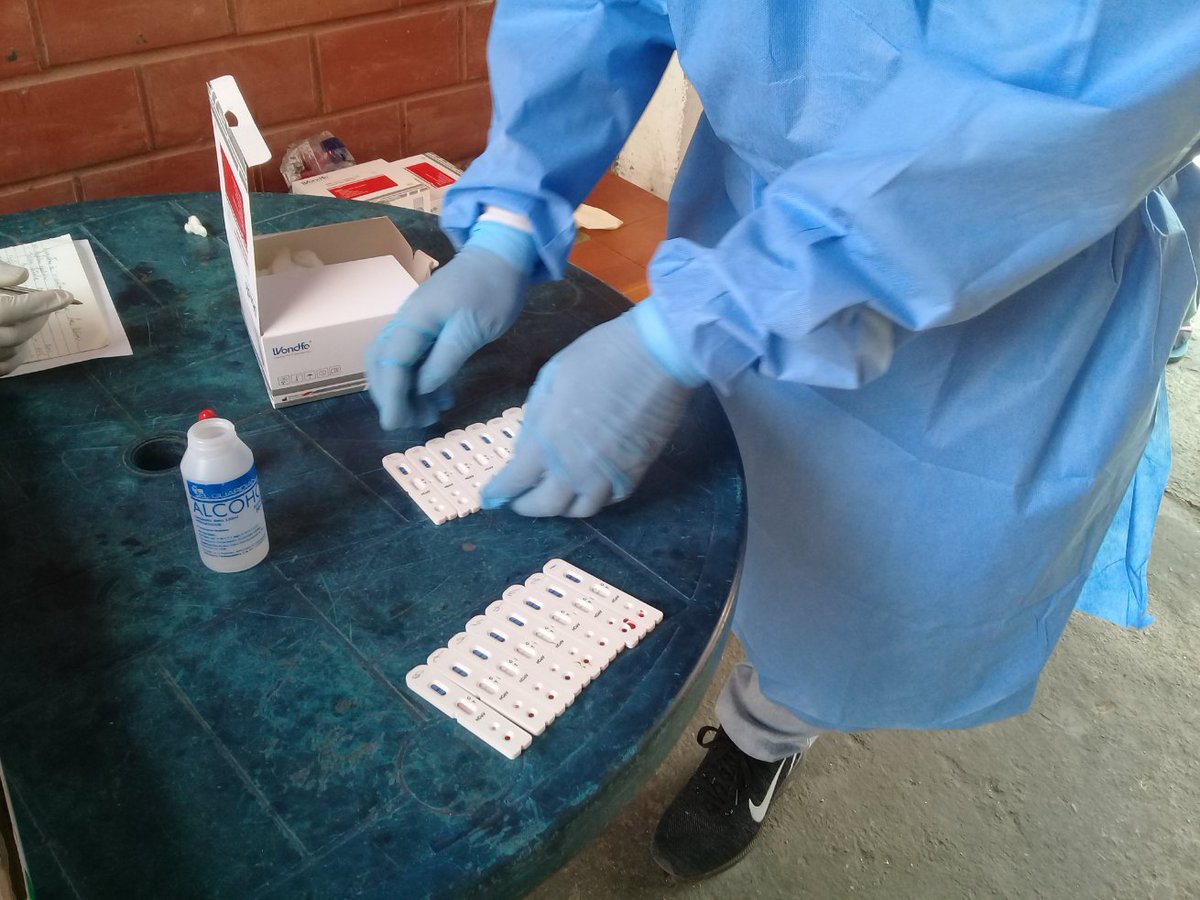Internacionalistas de la salud hacia el #1deMayo 
Miles de pruebas rápidas para detectar la Covid-19 realizan los médicos de #Cuba en #Venezuela. <a href="/radio_cubana/">Radio Cubana</a> <a href="/radiorebeldecu/">Radio Rebelde - Cuba</a> <a href="/CimarronCuba/">CimarrónCuba</a>  <a href="/RadioRelojCuba/">Radio Reloj, Cuba</a>