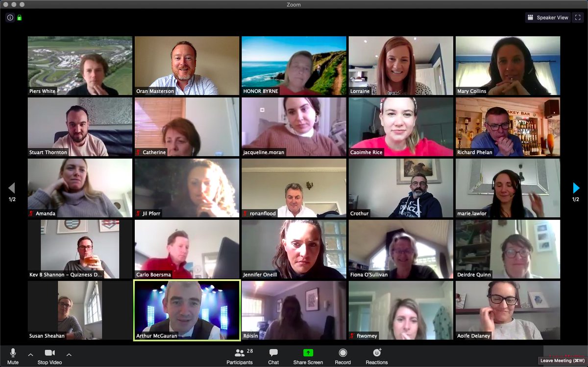 SiteIreland's tweet photo. Big shout out to @ArthurMcGauran for hosting a wonderful #PubQuiz this afternoon with 28 of the finest competitors from the Site Ireland Chapter! Well done to @Marie_Ovation on taking the win! Marie is crowned champion of champions! All hail Marie!! #SiteStrong https://t.co/ZnlO1gDGC9