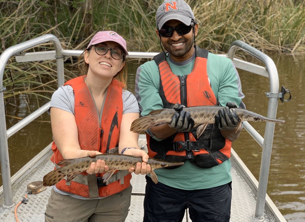 SolomonRDavid's tweet image. SO PROUD of @SarahFontana814 &amp;amp; @Atfredri for successfully defending their theses! They were also the first @NichollsBiology to defend virtually. 

It’s been a privilege working with them as the first cohort of #GarLab grad students!