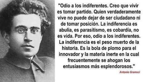 #FelizMiércoles #29Abr La cita revolucionaria de hoy, en honor al gran escritor y filósofo revolucionario Antonio Gramsci... nosotros Venceremos! #EsfuerzoYDisciplina #ModoActivo #DeZurdaTeam #EnBatallaHeroica #LealesAChávez