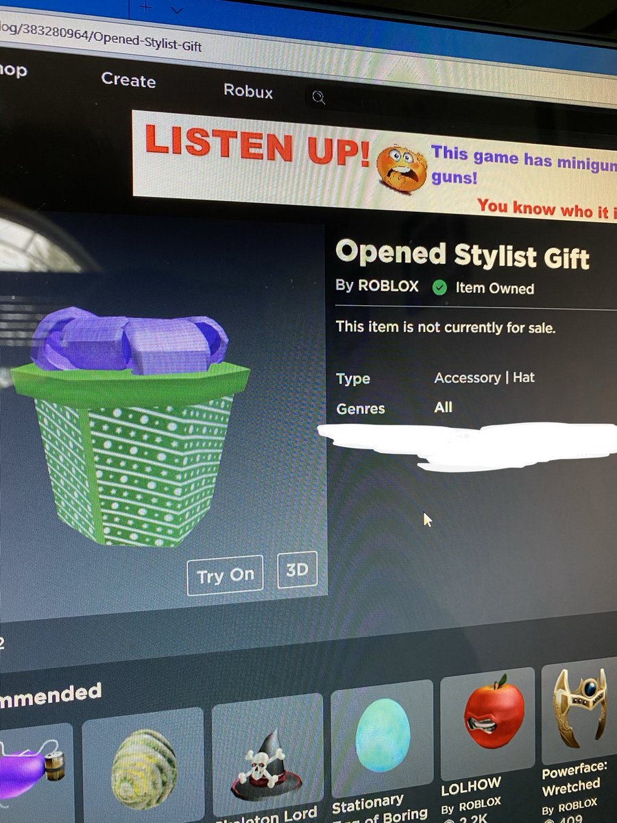 Roblox On Twitter - opened gift roblox