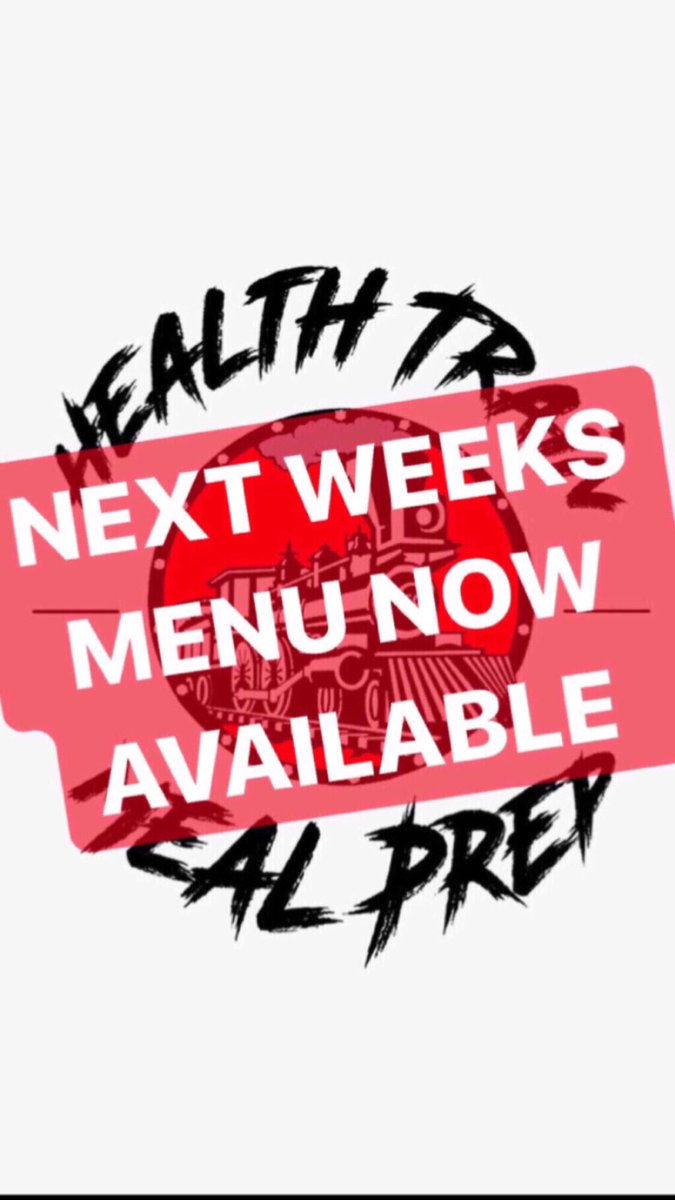 HealthTrainMP's tweet image. NEXT WEEKS MENU NOW AVAILABLE! REMEMBER TO PLACE YOUR ORDER BY 5PM THURSDAY