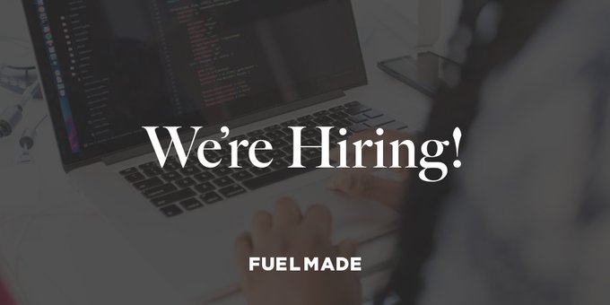We're #hiring Front End/Shopify Developers. We were remote before all this, and will be after. Anywhere<a href="/tag/hiring"class="tags">#hiring</a><a href="/tag/remotework"class="tags"><span>#remotework</span></a>