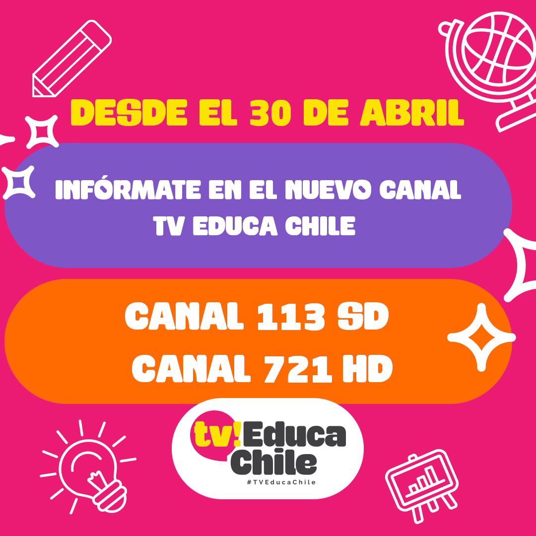 Vtrchile Pronto Informate En Vtr Junto Al Nuevo Canal Tv Educa Chile Disponible Desde Manana 30 De Abril En El Canal 721 Hd T Co Xdt5urv8dw