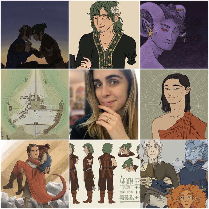 Why yes, when I'm not playing dnd, all I do is draw dnd, that is correct #artvsartist2020 