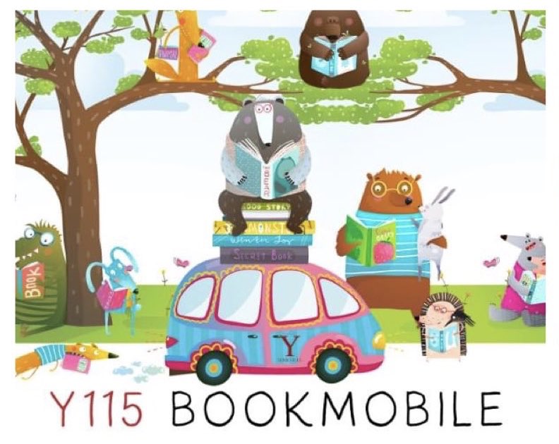 LBookends's tweet photo. Another day of Bookmobile fun! Rain or shine, we’ve got your books waiting for you, Y115 kids! 📘@kbannon1 https://t.co/KwXaxGMU5x