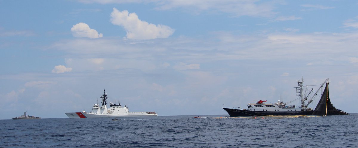 Incredible work by the crews of the #USCGCJames and #USSTornado conducting joint boardings as part of counter-narcotics efforts supporting the president’s national security efforts. Thank you for your hard work and dedication shipmates- Vice Adm. Scott A. Buschman