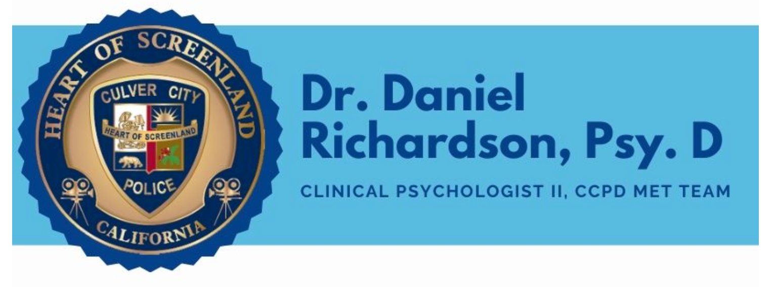 City of Culver City on Twitter "Daniel Richardson, Psy.D., is a