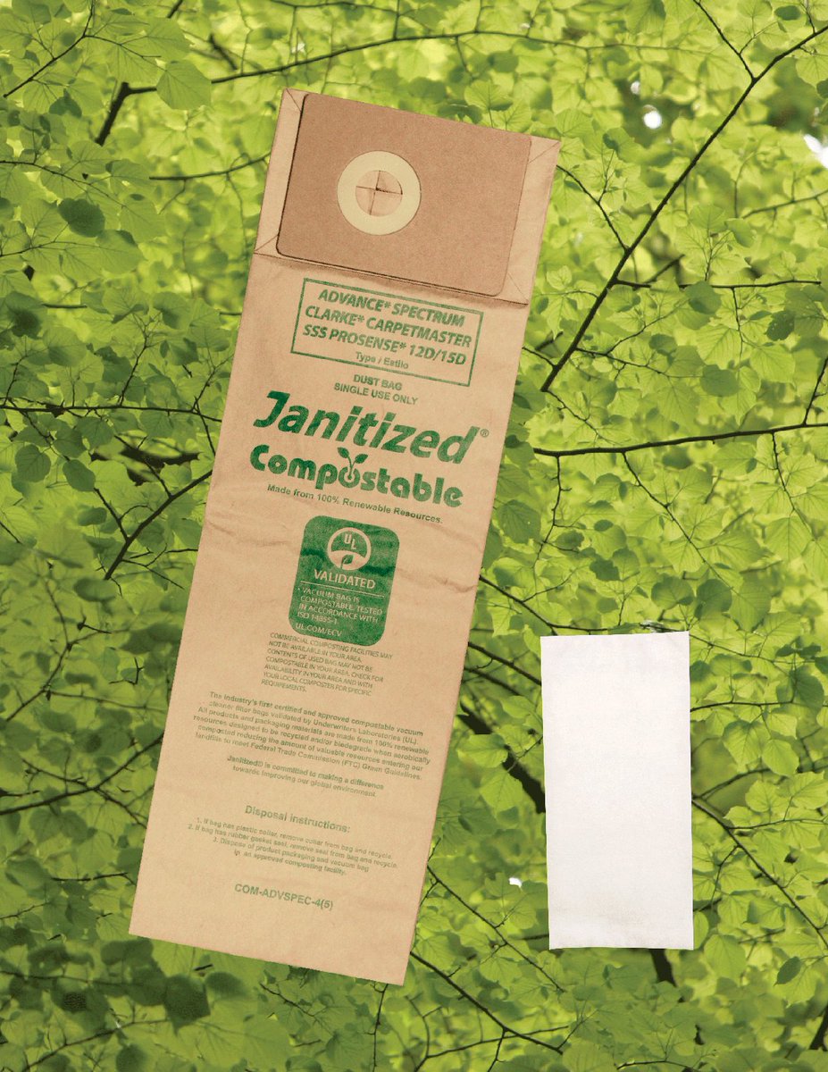 Janitized's tweet image. The industrys first vacuum bag to be approved and validated by UL and be certified as a bio-based  from the USDA. #biobased http://Infographic