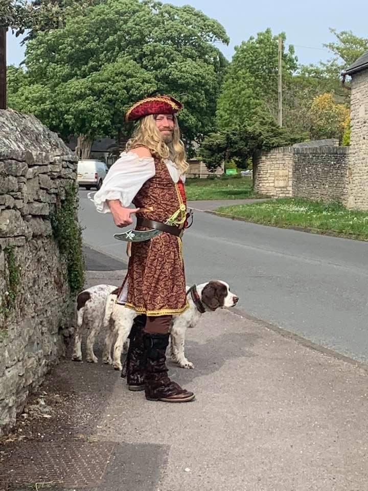 Excellent effort from female pirate Steve on his dog walk today 