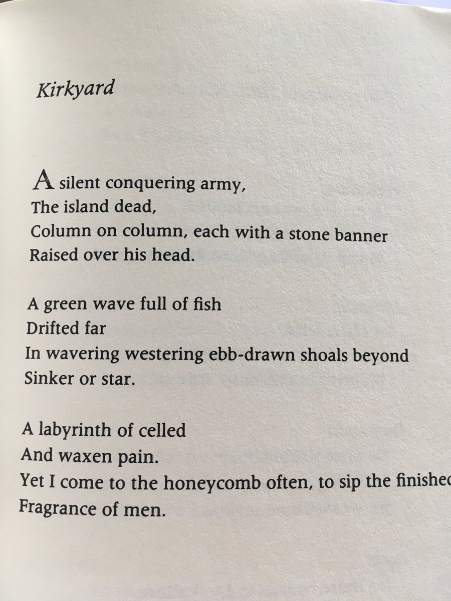 JamesRAMerrick's tweet photo. Preparing a George Mackay Brown starter pack for a friend, and was reminded of this beauty: https://t.co/Fw654RTyqh