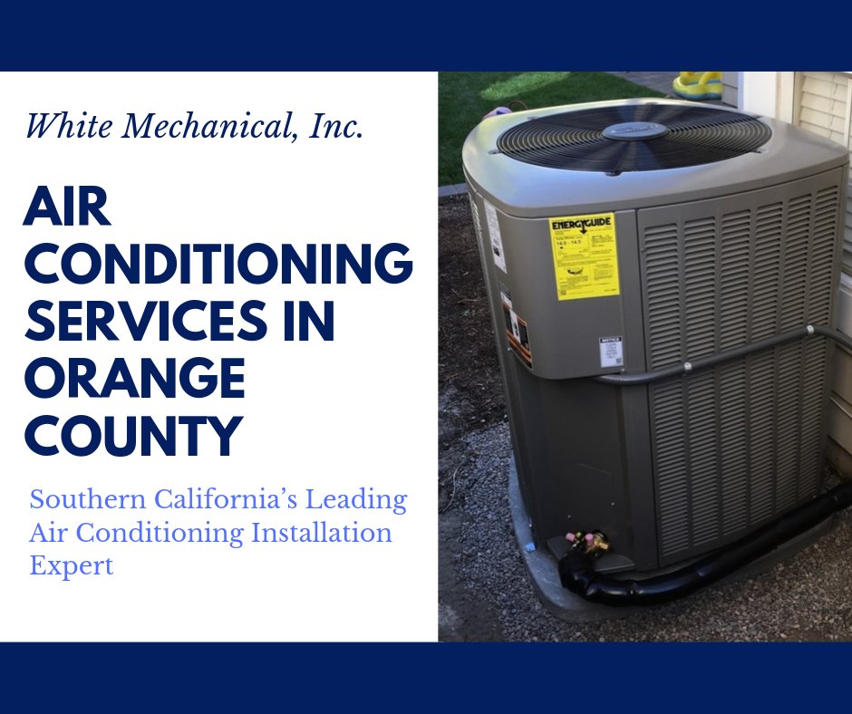 We will help you extend the life of your AC unit and minimize your energy bills. Contact us today at 949-716-8379 for your AC installation , maintenance, and tune-up services in Orange County.
whitemechanical.com/air-conditioni…
 #airconditioningservice #hvac