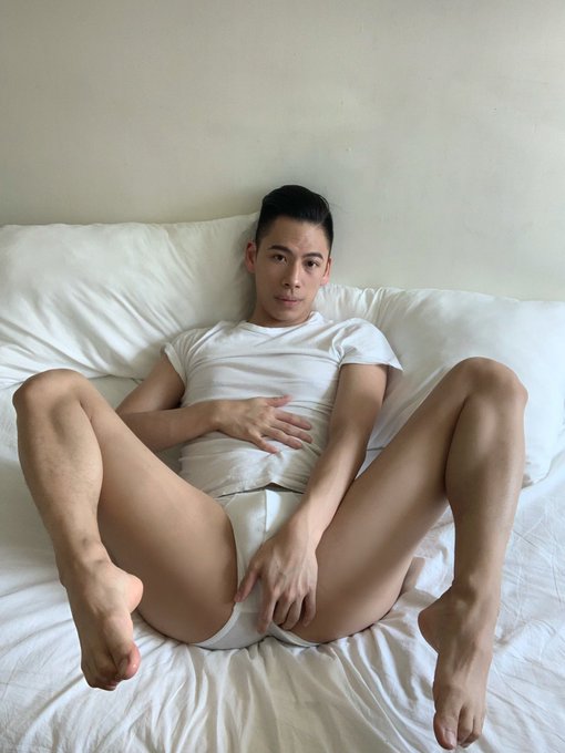 1 pic. Good morning boys, what would you do to me if you see me on bed like this ? Show me some love