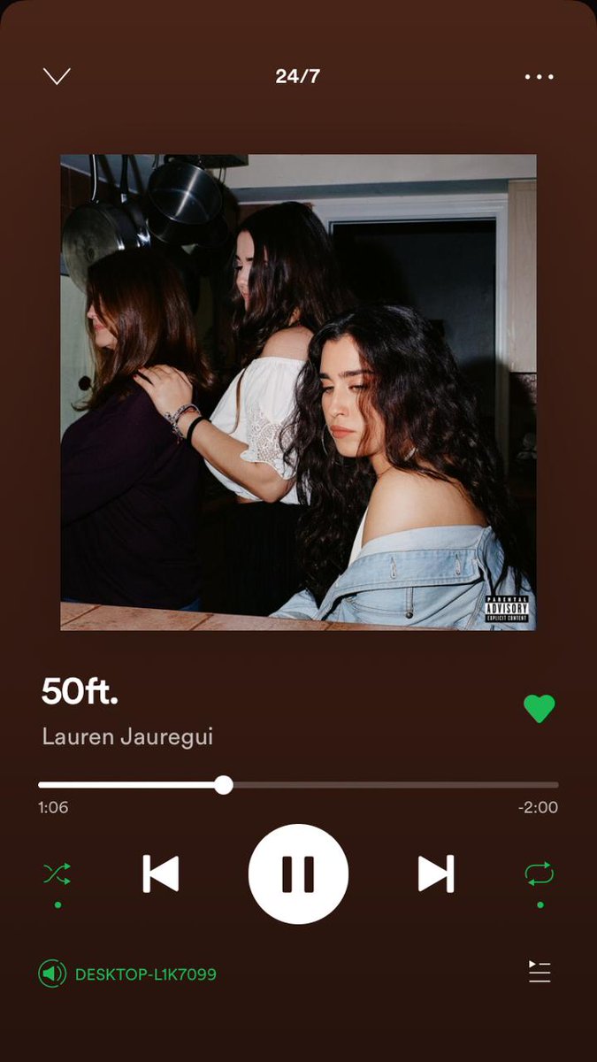 lizzywiser's tweet photo. Lauren inspires me to be better and I commit myself to meditate everyday and be more grateful for what i have. 50ft. made i thought about my life and my family and i want to change some habits. a little step everyday from now! #50ftwithme @LaurenJauregui https://t.co/GKgTzY9AHC