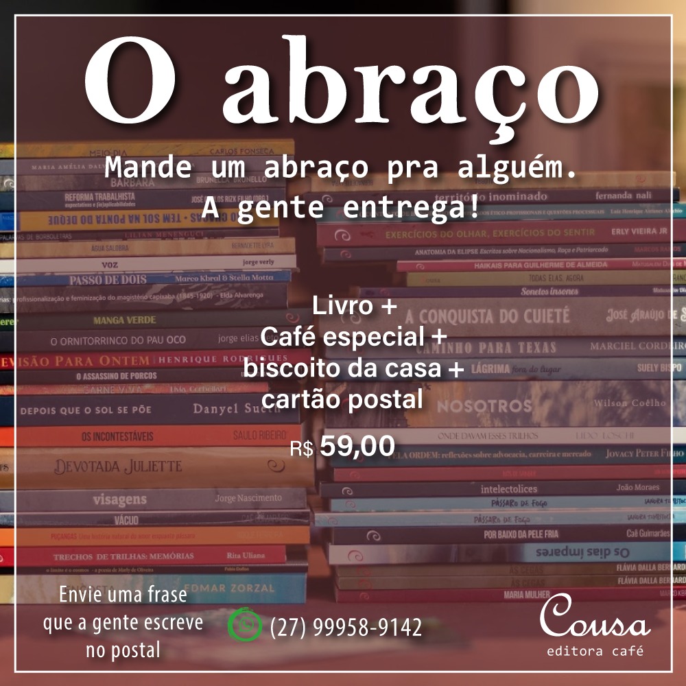 saulo_ribeiro's tweet photo. Quer mandar um abraço na quarentena? A @editoracousa entrega! https://t.co/6JfCJi8xSo