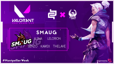 EsportSmaug's tweet photo. Nous participons a notre première cup caritative sur Valorant venez nous encourager sur leur live le 1 mai à 14h c'est pour la bonne cause!Visage souriant avec 3 cœurs #MontpellierWeek #CHUShareCup
@FondsGuilhem
@MontpellierGA
@BalistikEsports https://t.co/Y6LfH4j45C