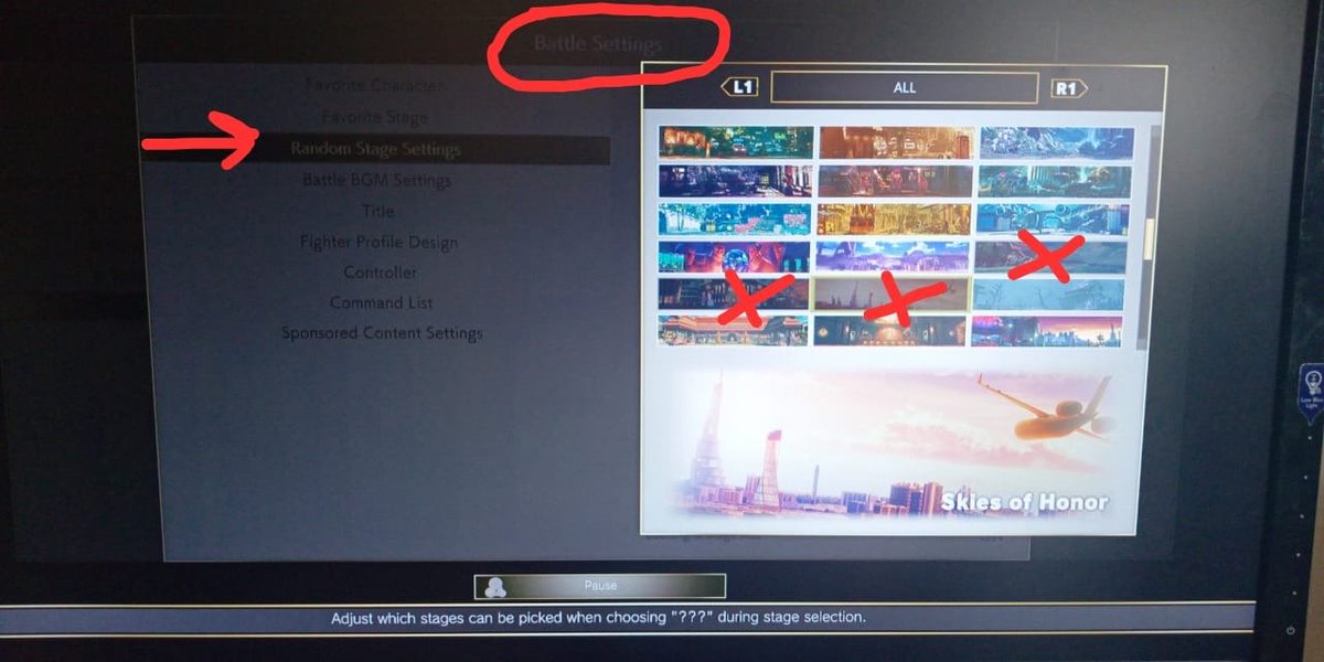 Ok SFV Online Warriors... I get it that you probably hate playing all your matches on the training/grid stage (to avoid online lag) but if you are gonna be using random stage, PLEASE start using the "Random Stage Settings" and deselect at least the super laggy stages!!#SFV #SFVCE