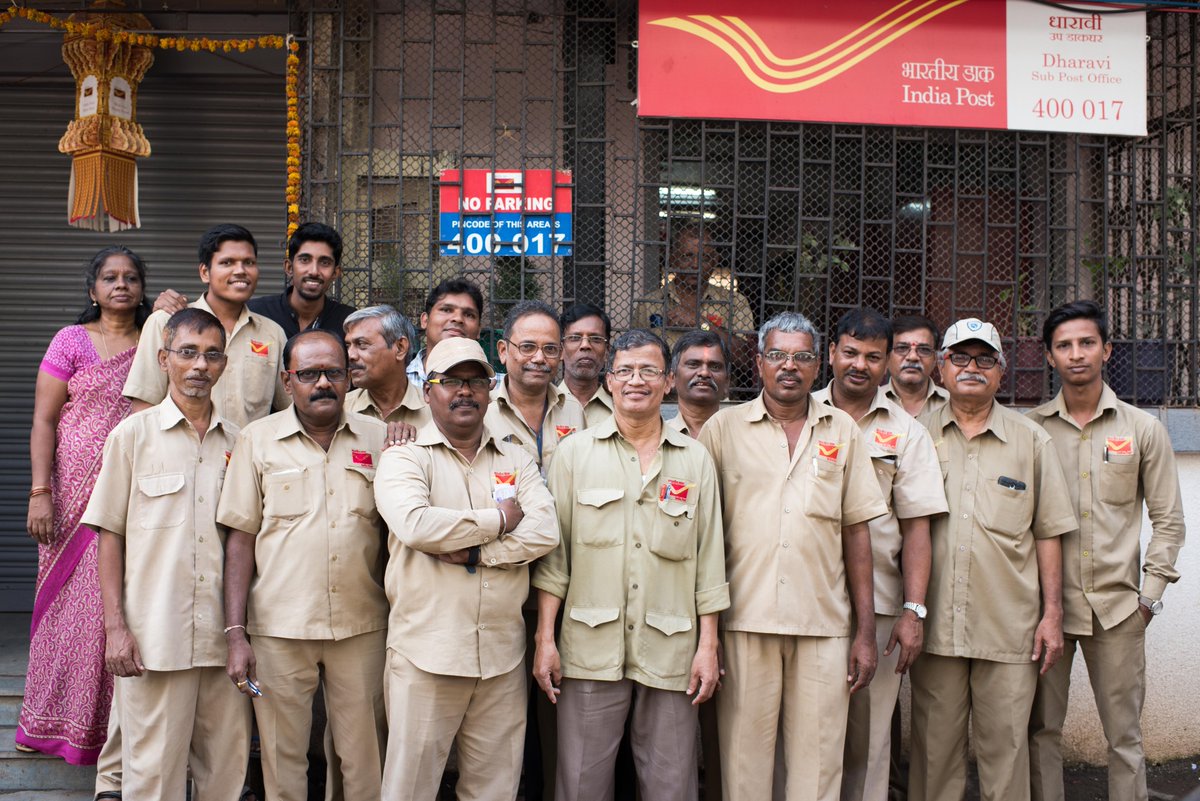 Team of postal workers that work for India Post