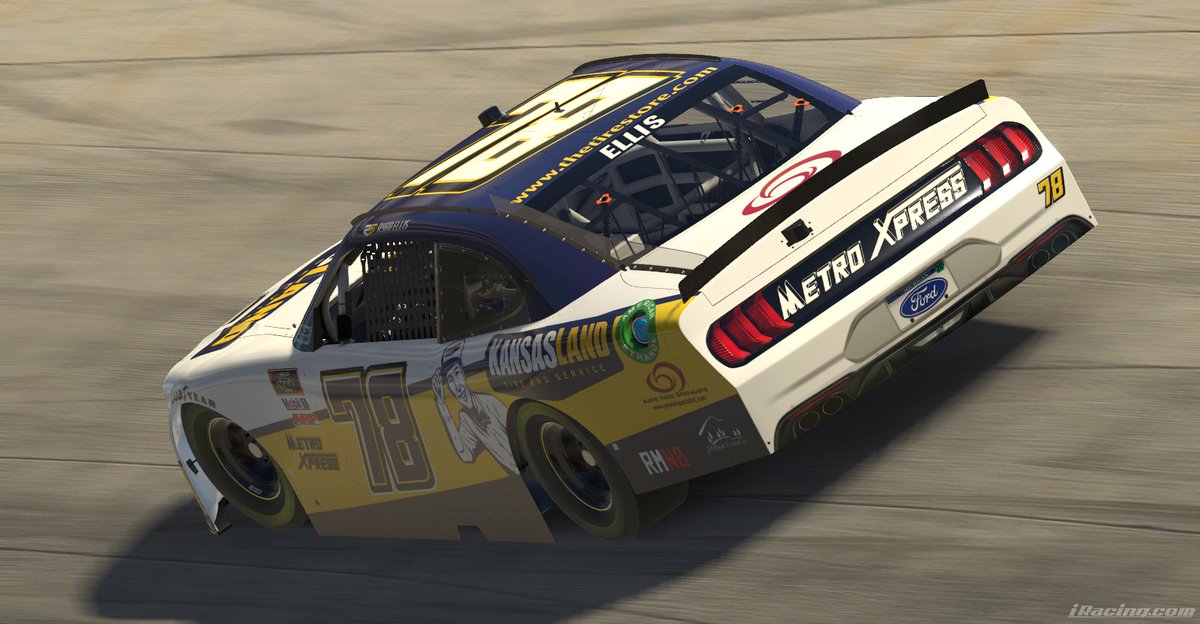 Horton2802's tweet photo. @ryanellisracing's @TheTireStore Mustang for #SaturdayNightThunder at @MonsterMile. Tune in to https://t.co/1TBkORGvFD at 8pm 5-2 to catch all the action! @AVSpecialists_ @russianmachine #MetroXpress  #HortonDesigns https://t.co/Y8ZwQ5pkco
