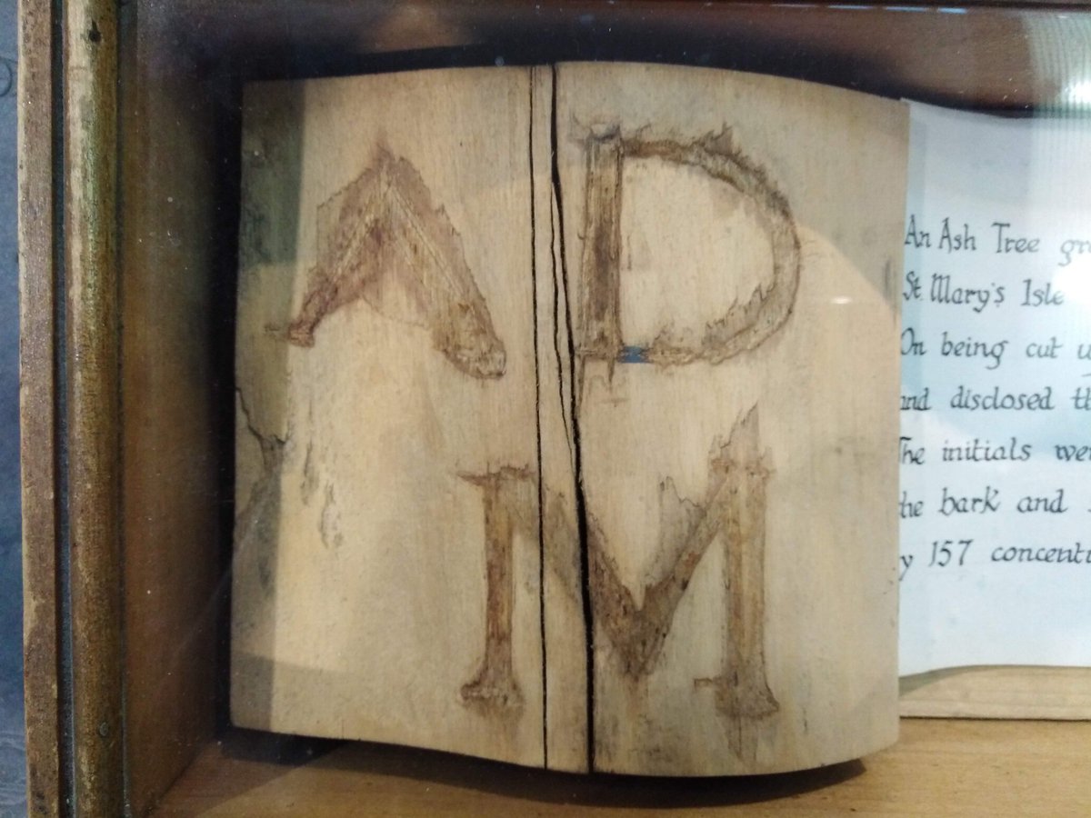 PeterHe83111667's tweet photo. Curiosities from the Stewartry Museum, #Dumfries &amp; #Galloway No. 1) an #arboglyph c. 1750. An Ash tree felled on St. Mary's Isle, #kirkcudbright. Read more here: https://t.co/4AqyPNDzfH
#MuseumsUnlocked #MuseumFromHome #trees #ash #Folklore #StayAtHome https://t.co/r43GVGWK4n