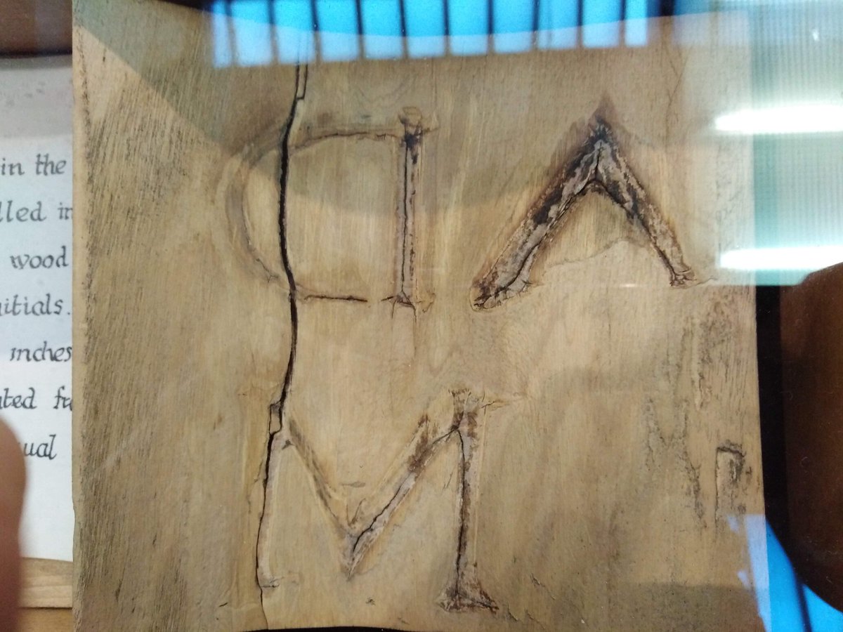 PeterHe83111667's tweet photo. Curiosities from the Stewartry Museum, #Dumfries &amp; #Galloway No. 1) an #arboglyph c. 1750. An Ash tree felled on St. Mary's Isle, #kirkcudbright. Read more here: https://t.co/4AqyPNDzfH
#MuseumsUnlocked #MuseumFromHome #trees #ash #Folklore #StayAtHome https://t.co/r43GVGWK4n
