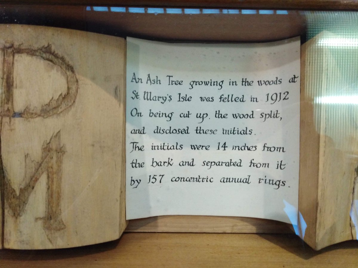 PeterHe83111667's tweet photo. Curiosities from the Stewartry Museum, #Dumfries &amp; #Galloway No. 1) an #arboglyph c. 1750. An Ash tree felled on St. Mary's Isle, #kirkcudbright. Read more here: https://t.co/4AqyPNDzfH
#MuseumsUnlocked #MuseumFromHome #trees #ash #Folklore #StayAtHome https://t.co/r43GVGWK4n