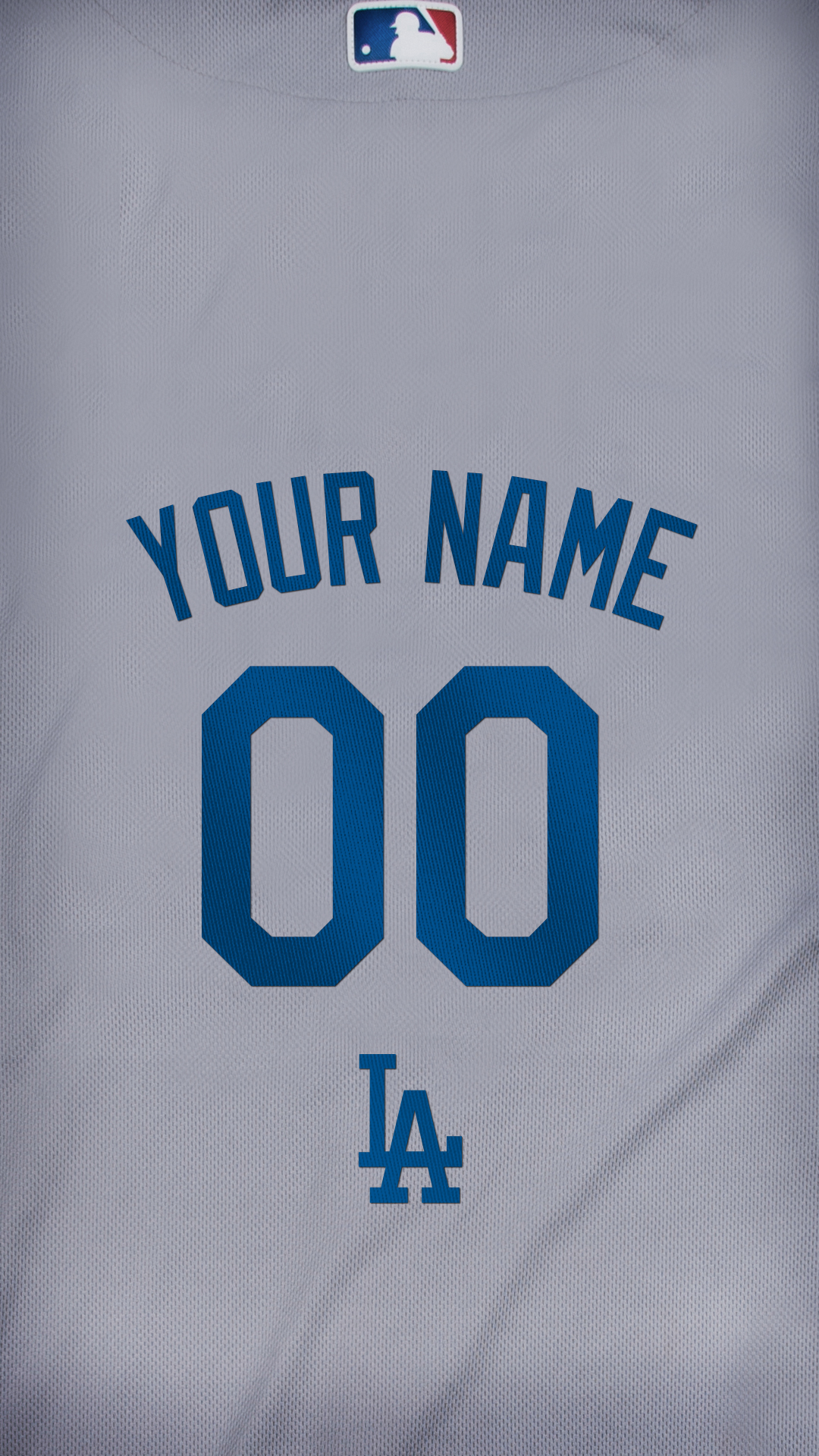 Los Angeles Dodgers on X: How about a customized jersey for  #WallpaperWednesday? Send us the name and number you want and we'll get to  as many of you as possible!  /