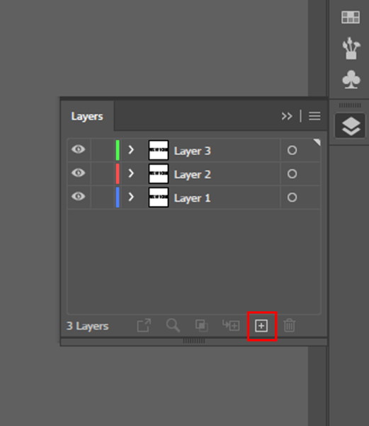 Step 3: Create 3 New LayersNow, create 3 new layers. Then, copy & paste the text onto each of the layersYou should have something like this so far.