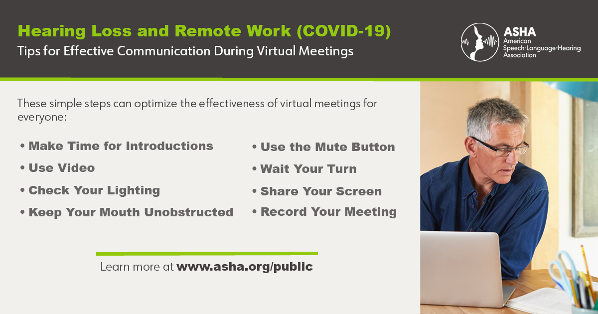 LoveToHearAgain's tweet image. Communication tips for Virtual Meetings!
#BHSMContest #CommunicationAtWork