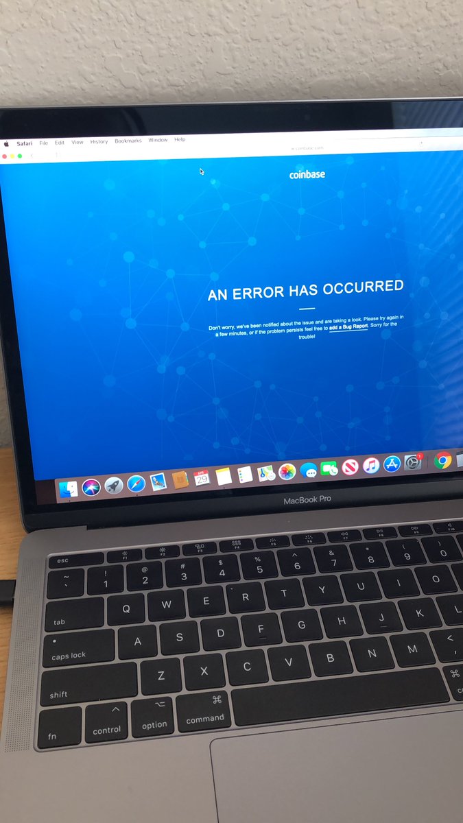 CryptoCurrent10's tweet photo. @CoinbaseSupport @coinbase @carlmoon @sunnydecree @MMcrypto  hey guys it seems that Coinbase is down during this #bitcoin  pump! Can you address what is going on? https://t.co/SCL91Ra8Ls