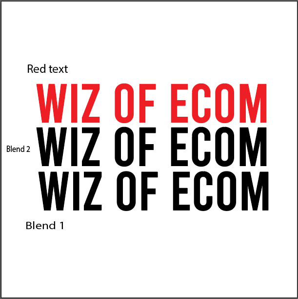 Step 4: Name Your LayersYou should have 3 layers each with the same text. You may have trouble following along so rename your text layers accordingly. (I changed the top text color to red)