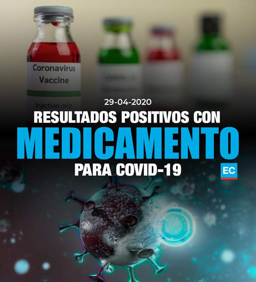 #Noticias Gilead Sciences tuvo conocimiento de datos positivos provenientes del estudio conducido por el Instituto nacional de alergias y enfermedades infecciosas sobre su medicamento antiviral remdesivir para el tratamiento de la covid-19”, indicó la empresa.
Fuente: #ElComercio