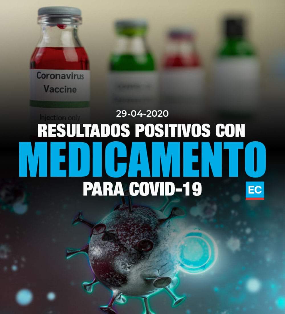 #Noticias Gilead Sciences tuvo conocimiento de datos positivos provenientes del estudio conducido por el Instituto nacional de alergias y enfermedades infecciosas sobre su medicamento antiviral remdesivir para el tratamiento de la covid-19”, indicó la empresa. Fuente: #ElComercio