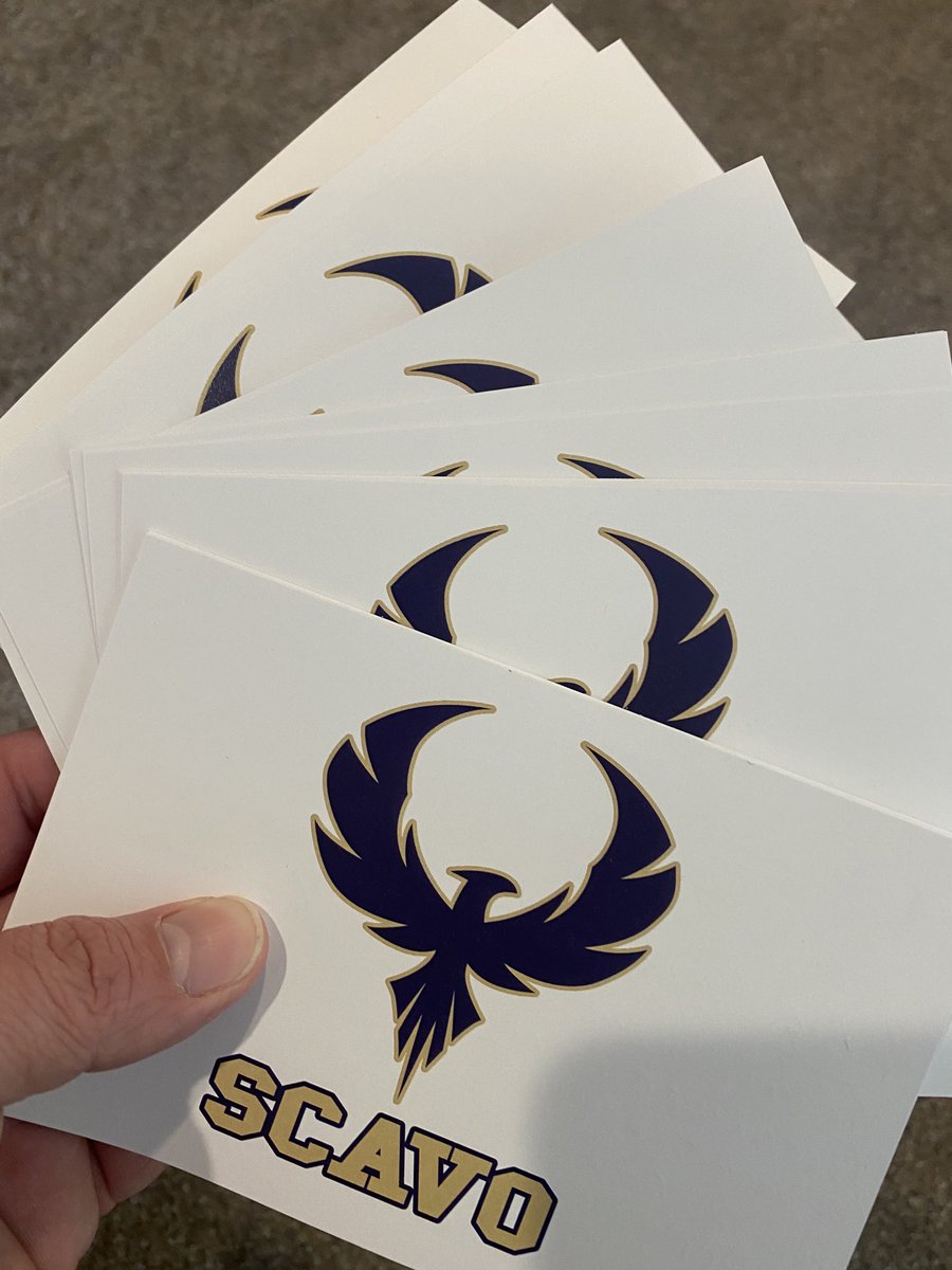 scavohs's tweet photo. Scavo cards going out to celebrate student and staff success. Way to #rise up https://t.co/lHUfH8RfUQ