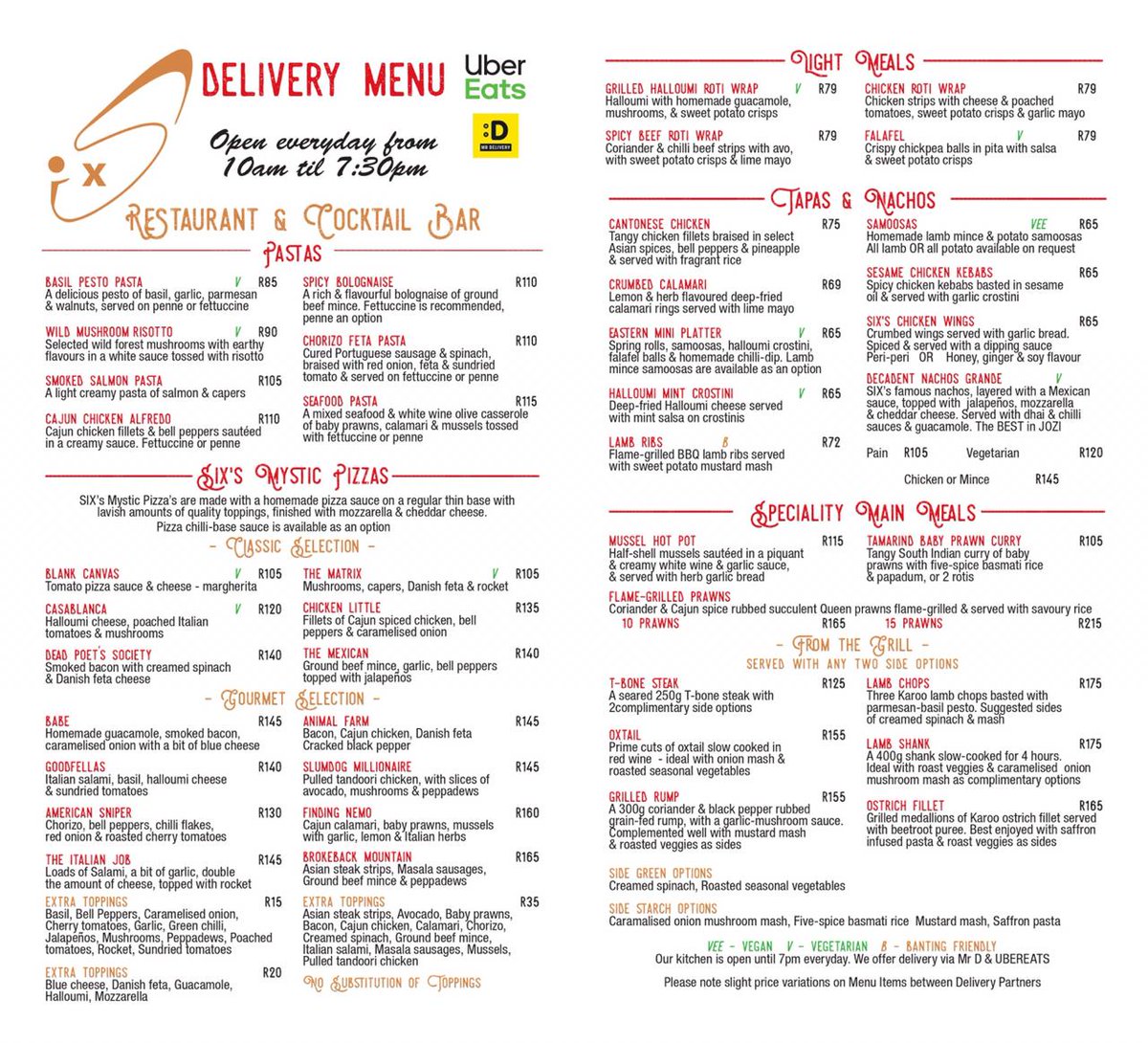 ilovemelville's tweet photo. Oh #MyMelville, are we in for a treat!! Look who is trading again on friday! #SixCocktailbar will be delivering your favourites (best #nachos in town) via @UberEats and #MrDelivery #SupportLocal https://t.co/TDvOQbEv7G