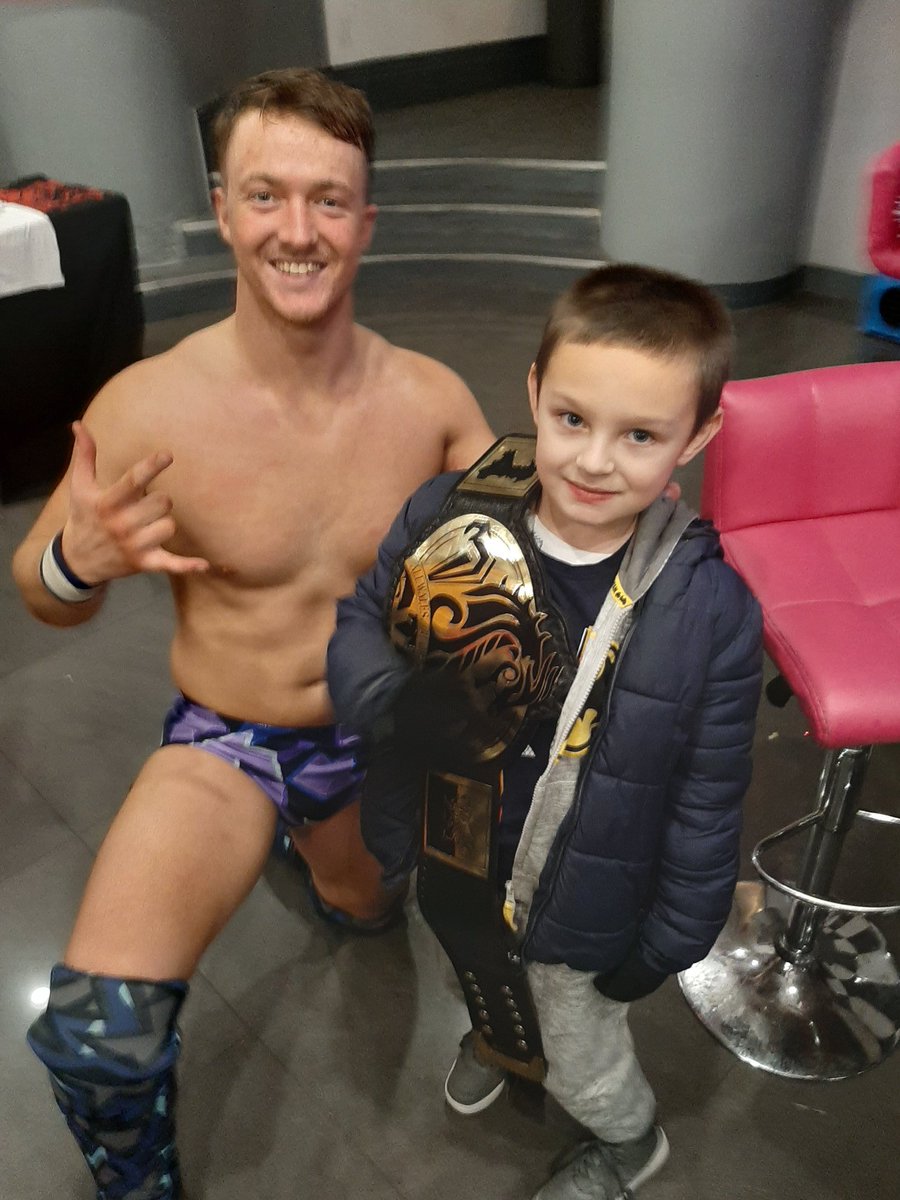 JoeC378's tweet photo. Hey @UKDragonPro, @ManLikeBeano, @DaniLuna_pro, @Bronco_PW, @HuwTheRef. Any chance of a Happy 8th Birthday shout to Joel for tomorrow please? https://t.co/dq6mGjOziS