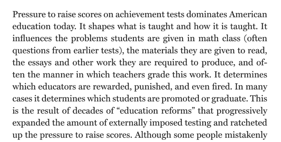 The Testing Charade: Pretending to Make Schools Better, Koretz