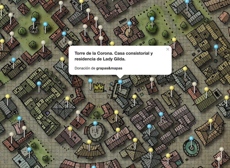 MSF_Espana's tweet photo. Los amigos de @grapasymapas han creado una iniciativa relacionada con los juegos de rol.

Bienvenidos a la ciudad de #Coronaburgo https://t.co/NPocxwLAaM

Por cada donación a MSF recibida añaden un edificio al plano de la ciudad. Y no para de crecer 😀

#SinFronterasEnCasa https://t.co/kY54oiQMgI