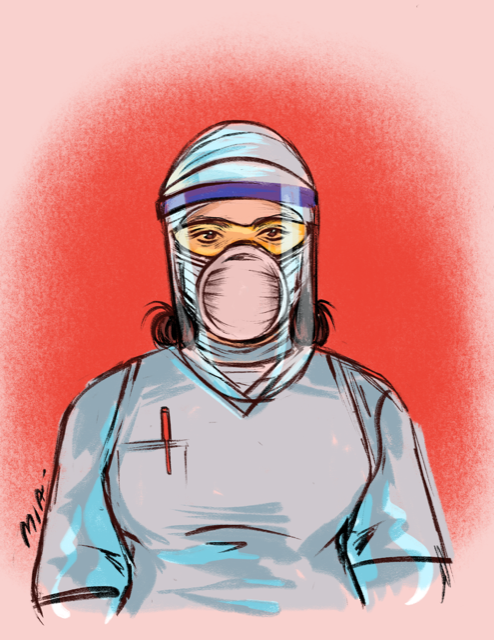 homefrontca's tweet photo. Healthcare workers have fought tirelessly for weeks to keep our loved ones alive while risking their own health.
We're looking for art pieces that celebrate their bravery.
If you're an artist or designer, DM us w/your #HomeFrontHero illustration.
Submission by
@Carnemiamia https://t.co/VzESCRz79V